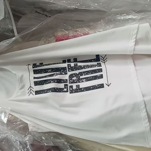 Girl short tank top unbrand white